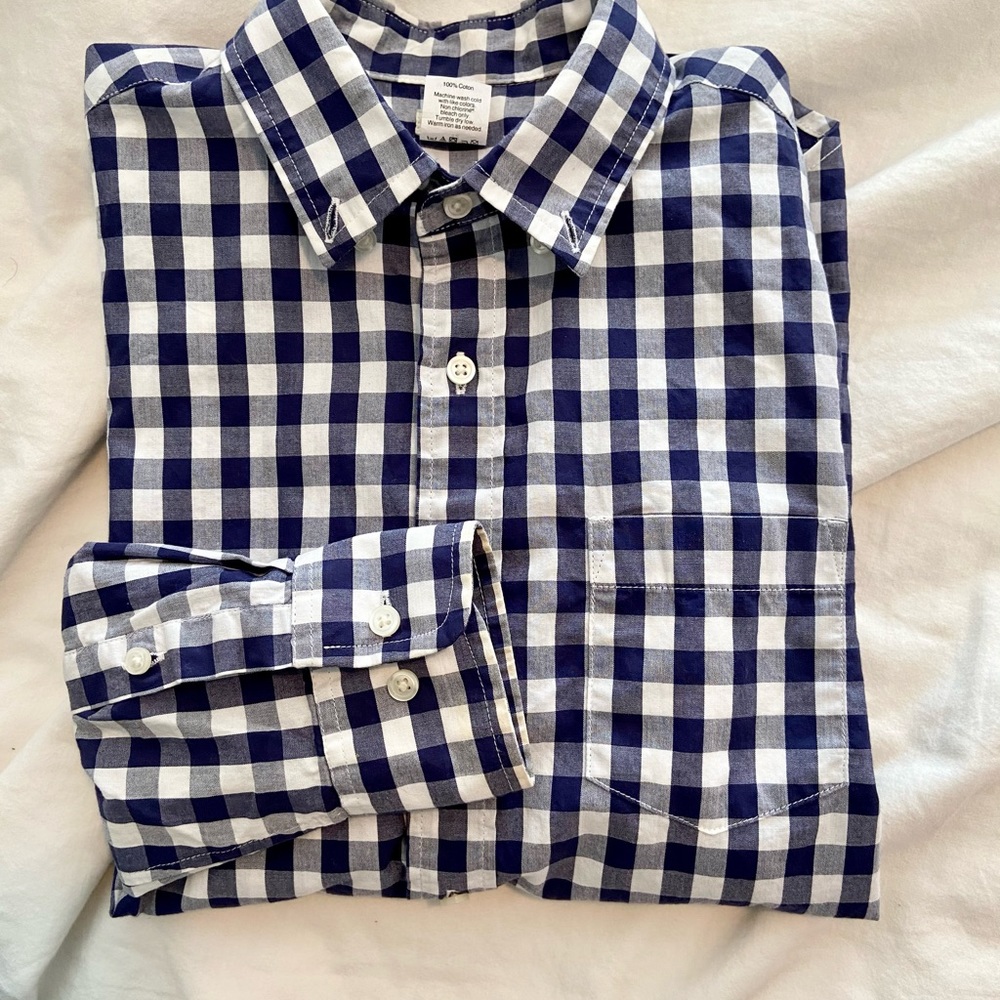 Jcrew cuts boys shirt size 12